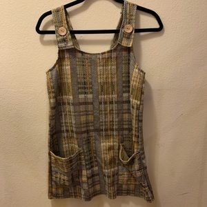 Zara Vintage overall dress